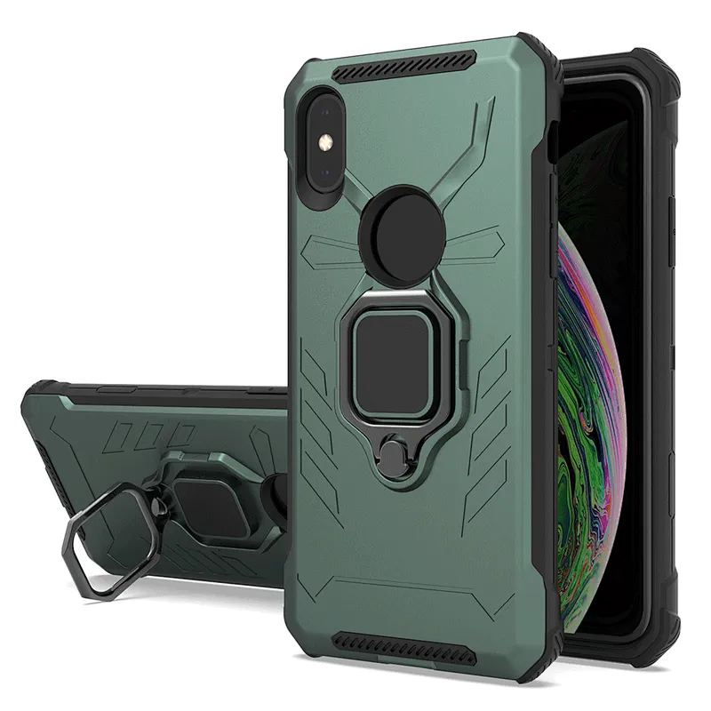 Kickstand Rotation Ring Holder Car Bracket phone cases For huawei Y9 Prime Y6 Pro 2019 Y5 2019