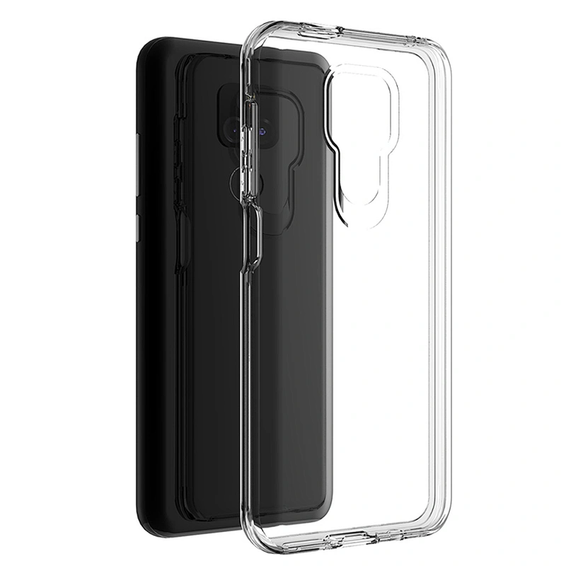 Transparent custom high clear phone covers wholesale back case for Moto G play power 2021
