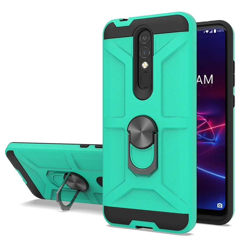 Hot selling double layer Metal ring kickstand cell phone case back cover for Coolpad legacy brisa
