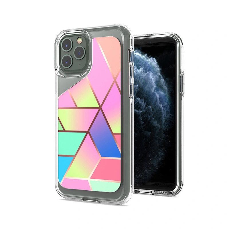 Hot Selling IMD Custom Printed Clear Cell Phone Case for Apple iPhone 7 8 9 SE 11 Pro Max