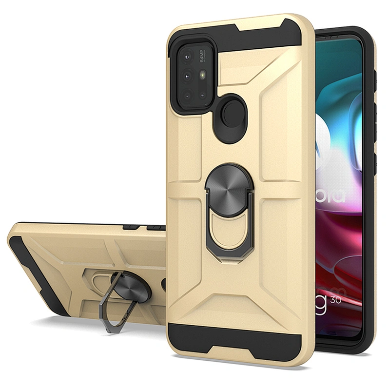 2021 new hot selling ring holder cell phone case funda back cover for MOTO E7 Power Edge S G10 G30 one fusion plus