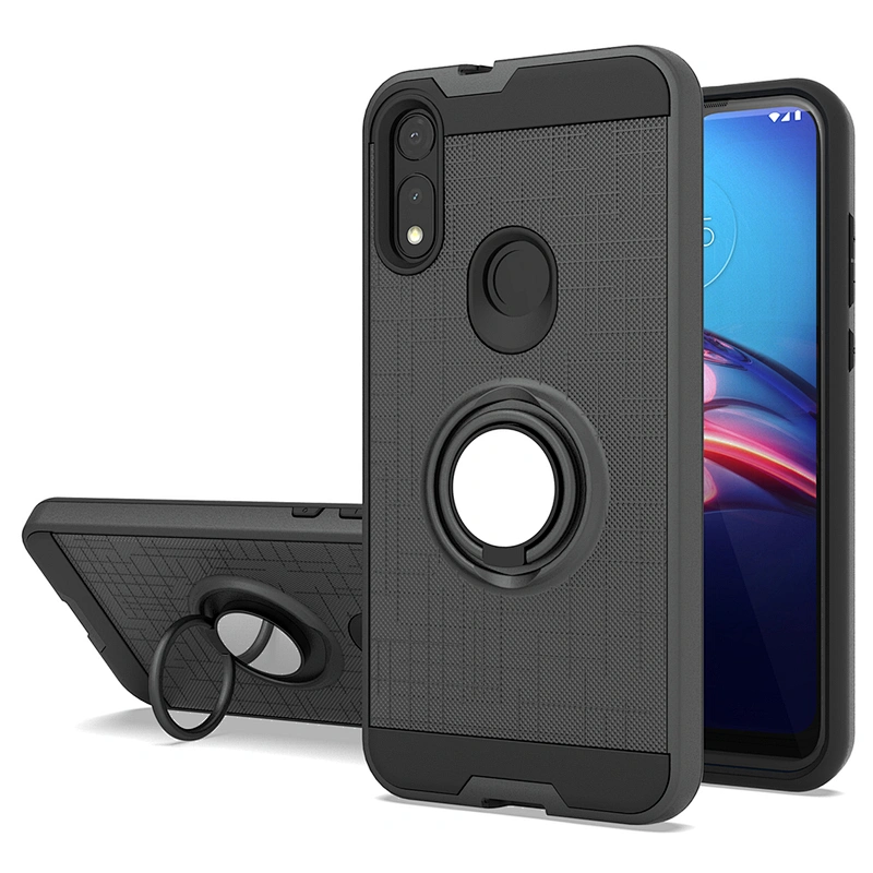 Anti Knock 360 Degree Ring Holder Phone Covers For Motorola Moto G Fast E7 G8 Power lite E6S
