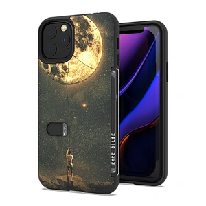Shockproof Case OEM Printing Mobile Phone Shell with Card Slot for iPhone 11 Pro Max