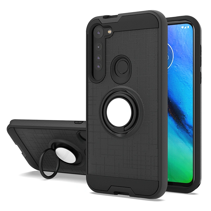 Multi colors accesorios de celulares 360 ring cell phone case for Motorola Moto G Stylus