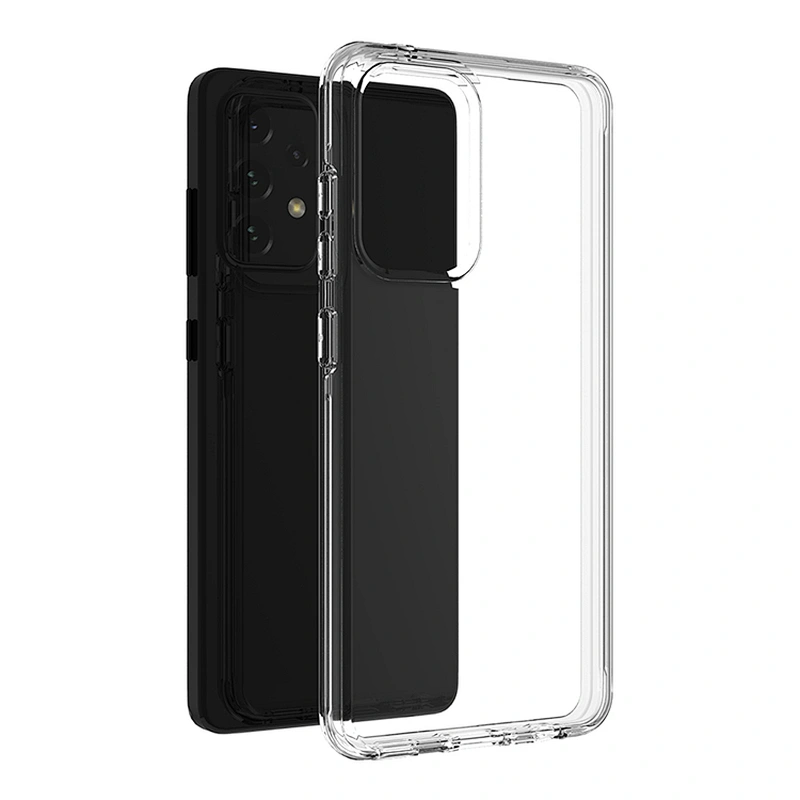 2021 Newest hybrid hard pc soft tpu clear cell cover phone case for Samsung A52 A72 A12 5G