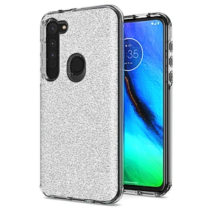 Wholesale 3 in 1 Flash Paper Shiny Case Phone Covers For Motorola Moto G8 E7 G8 Power lite E6S