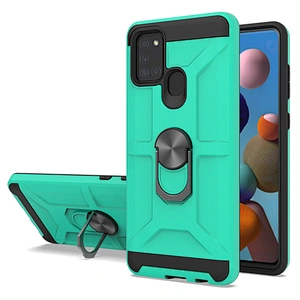 shockproof Metal Hard PC Soft TPU mobile cell phone case  For Samsung A31 A21S A51 A71