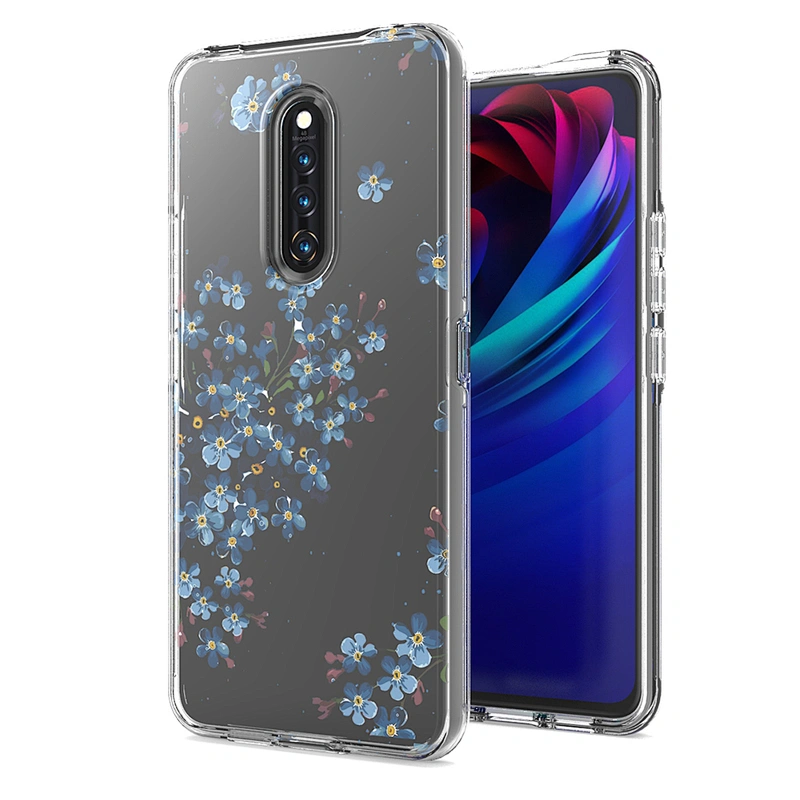 Shiny Crystals Cell Phone Case Transparent Clear cell phone cover for OPPO RENO