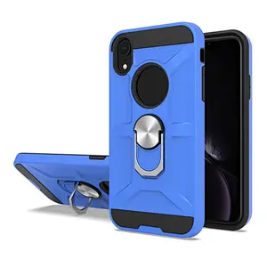 newest style kickstand ring phone case for iphone xr high quality phone cover with kickstand