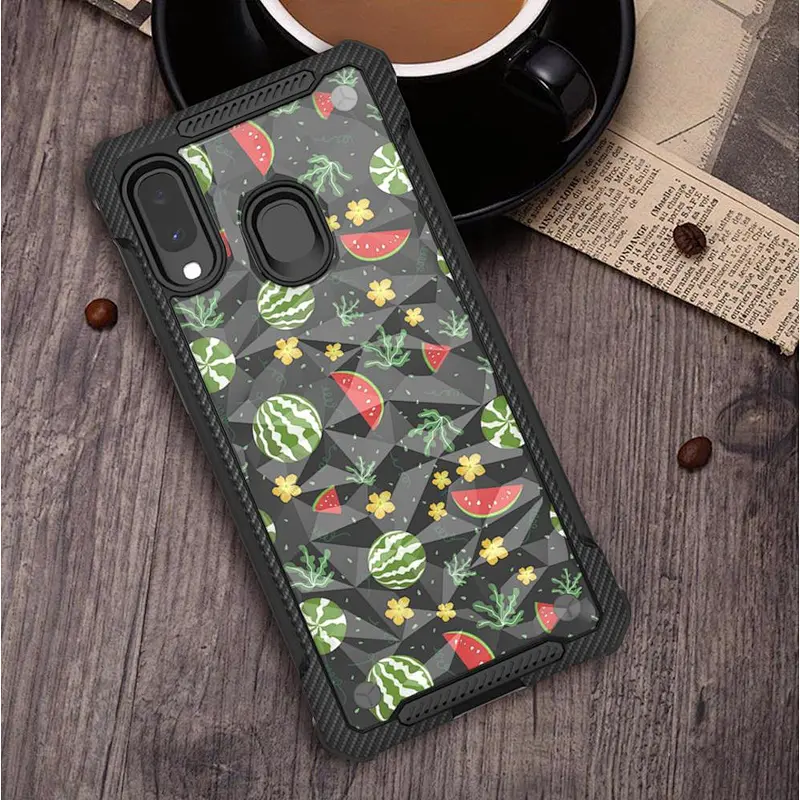 Mobile Back Cover TPU PC OEM Diamond Phone Case For Samsung A20E Note 10 Pro A20 A30 A50