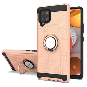 Good quality cheap scratch resistant cellphone accessories ring phone case for Samsung A42