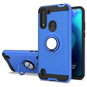Unique design finger ring bracket phone case cover for Motorola G8 Power Lite One Fusion