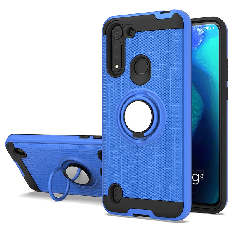 Unique design finger ring bracket phone case cover for Motorola G8 Power Lite One Fusion