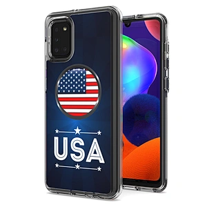 Wholesale mobile phone case printing marble imd design case for Samsung A21S  A31