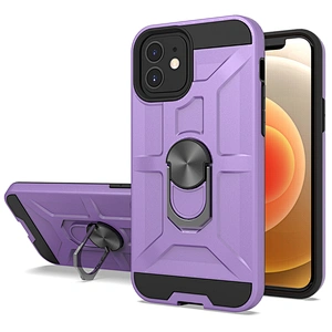 Wholesale mobile phone cases cover with metal ring kickstand for iPhone 12 Pro Max 6.7 inch