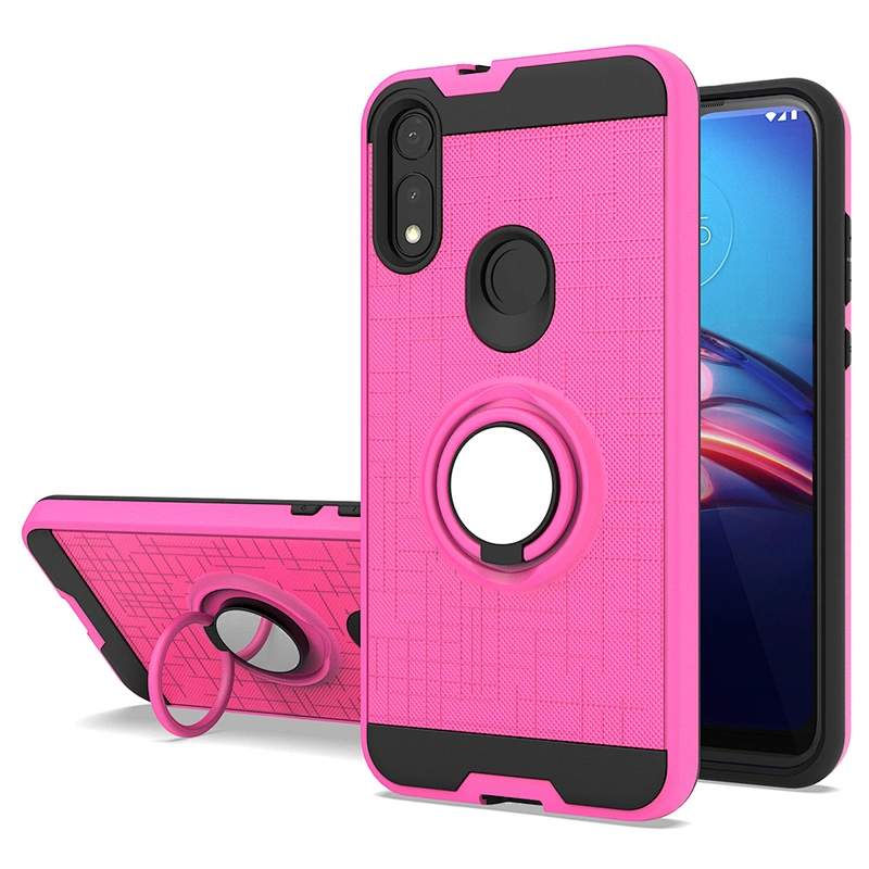 Anti Knock 360 Degree Ring Holder Phone Covers For Motorola Moto G Fast E7 G8 Power lite E6S