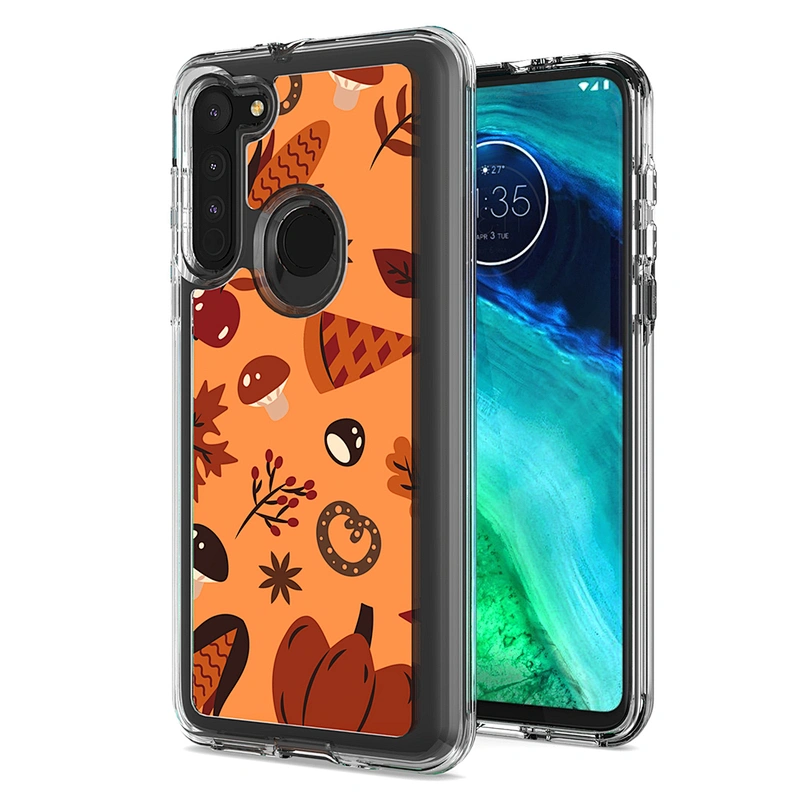 Top selling mable printed phone case with customized images for Motorola Moto G8