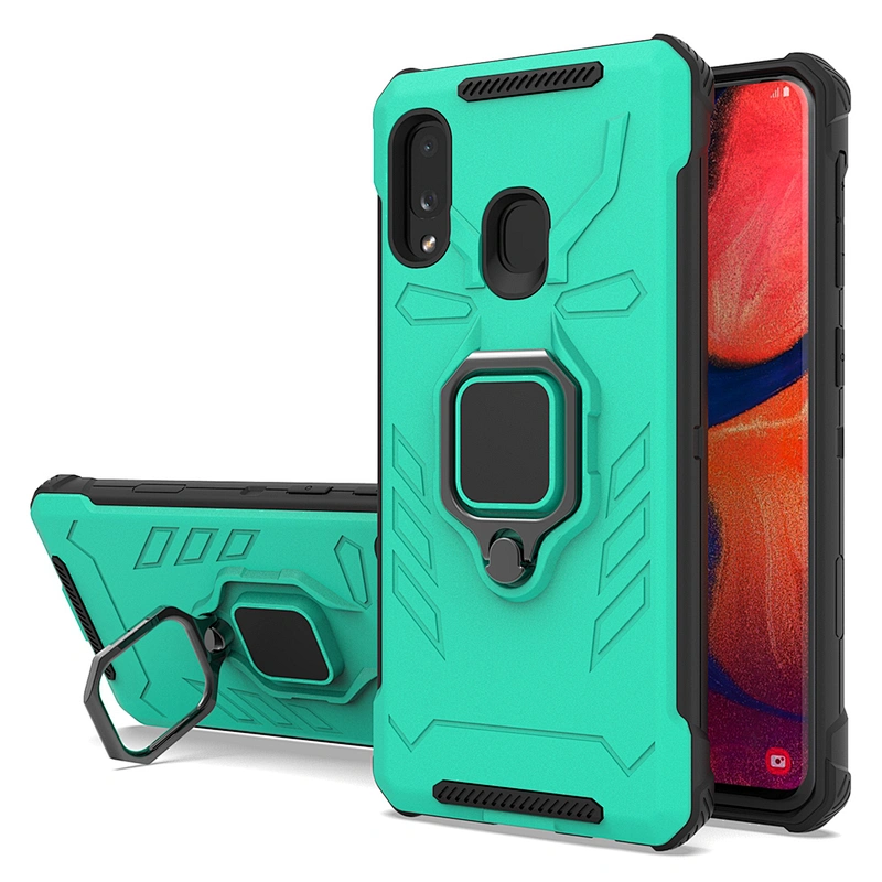 Shockproof Ring Holder With Personalized Logo Phone Covers For Huawei Y7 Y9 Prime Y5 2019