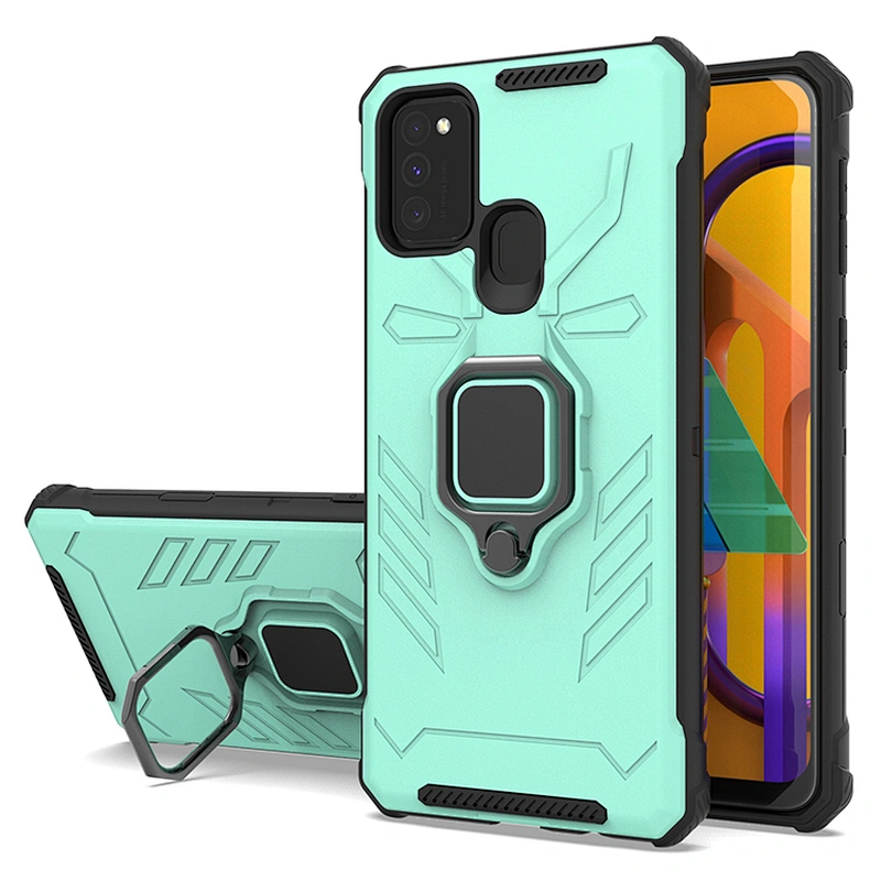 shockproof android magnetic ring bracket phone case for Samsung M31 M30S M51