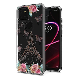Transparent Clear Personalized Customized Pattern Phone Cases For TCL revvl 4 Plus 5G