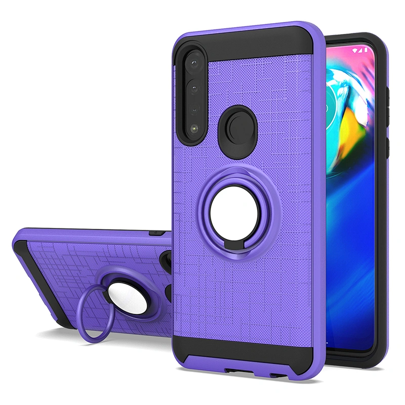 360 degrees ring kickstand phone case cover mobile bag for Motorola Moto G Power 2020