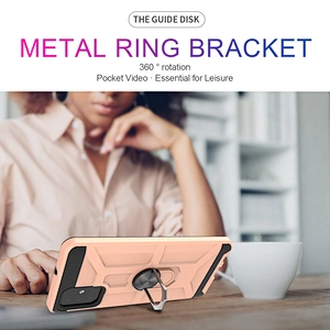 Anti knock magnetic metal ring TPU case custom phone cover for SAMSUNG A71 A80 A01 A11 A40