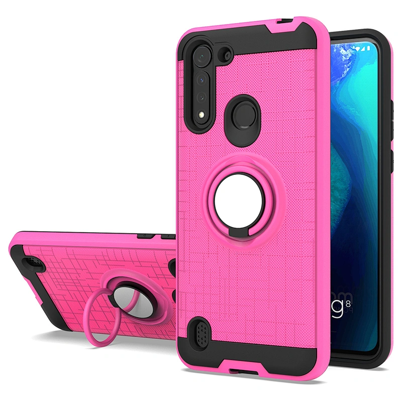 Mexico hot models anillo fundas de movil phone cases with 360 ring holder for Motorola G8 Power Lite