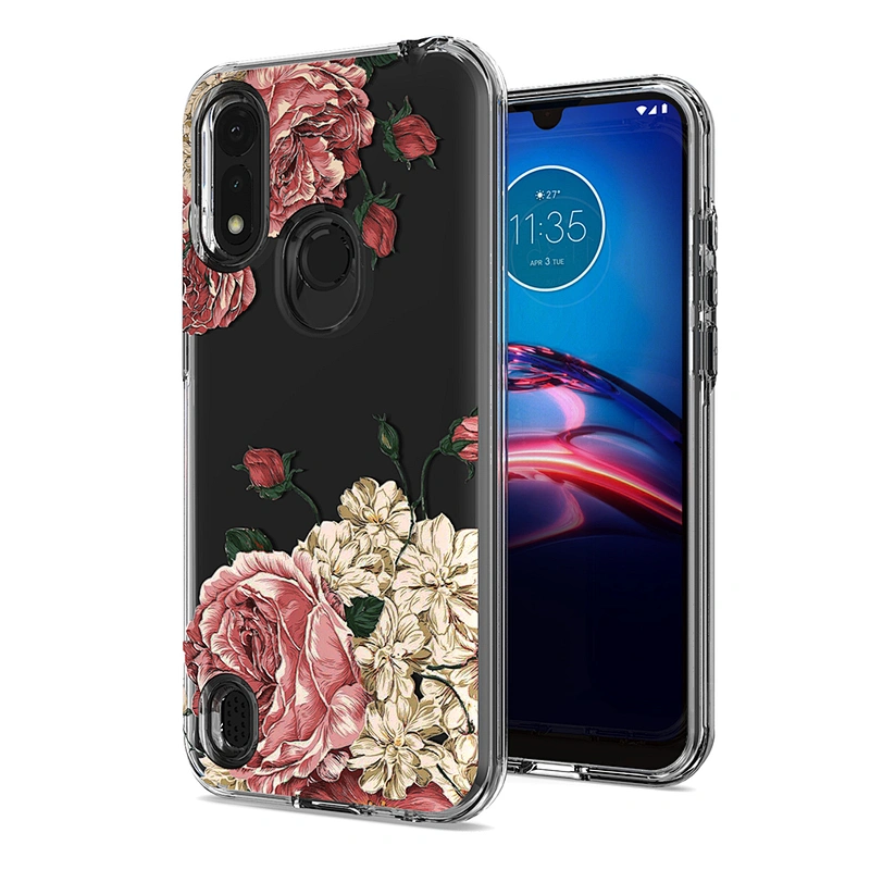 Customized Pattern Transparent Phone Cover For Motorola G8 Power lite E6S one fusion plus