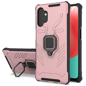 Drop protection matte finish cover phones case with metal ring for Samsung A72 A12 A52 A32