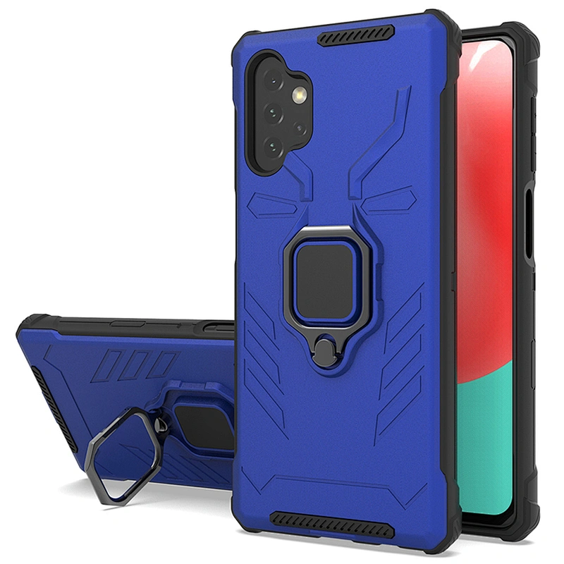 360 degree metal ring holder kickstand back cover phone case for Samsung A32 A12 A02S A32 A52 A72