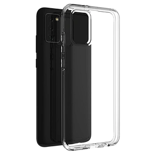 Hot sale clear tpu pc 2 in 1 cover transparent phone case for Samsung A01 Core A02S