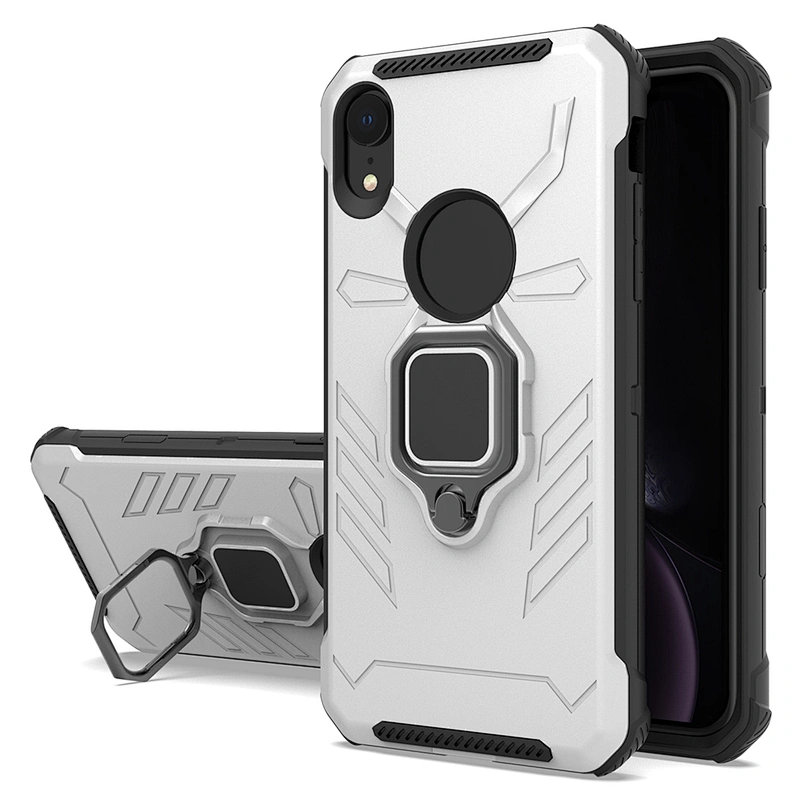 Luxury design ring holder kickstand phone case with multi colors for iPhone X XR XS Max