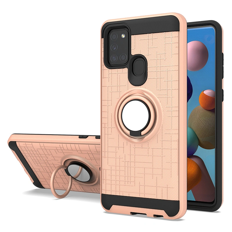 Wholesale Soft Tpu Rotation Ring Holder Phone Covers For Samsung A11 A31 A71 A21S Note 20 Plus