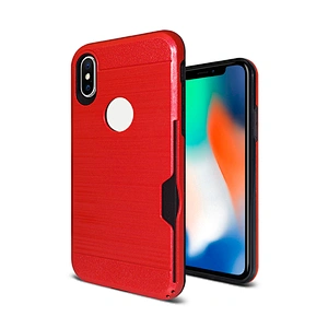 Wholesales Brush Metal TPU PC Cell Phone Case For IPhone X/Xs 11 Pro Max