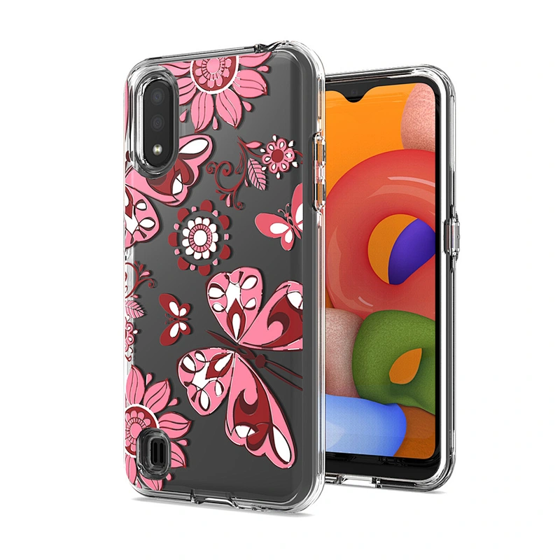 Ultra slim clear cover cases popular design tpu pc case for SAMSUNG A11 A01 Note 10 Lite A71