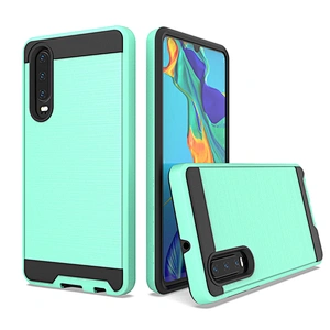 Full Protective Hard Mobile Phone case brushed metal Cell Phone Case for huawei P30