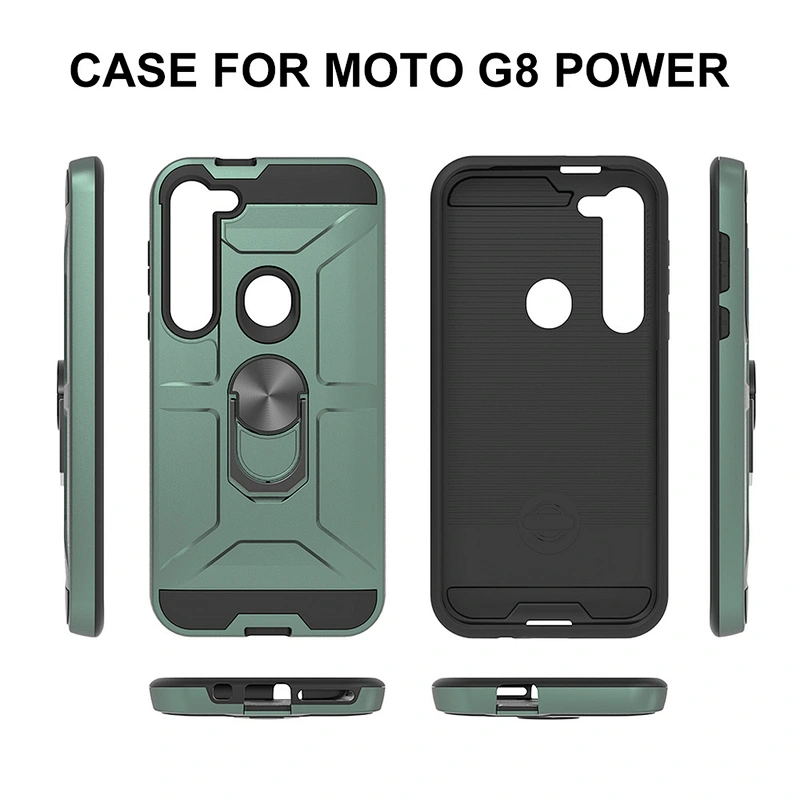 Multifunctional Car Bracket Ring Kickstand Cover Case For Motorola Moto G Stylus G8 Plus Power