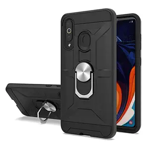 Hot selling Custom Design 2 in 1 kickstand Cell Phone Case For Samsung A60 A11 A21 A10E