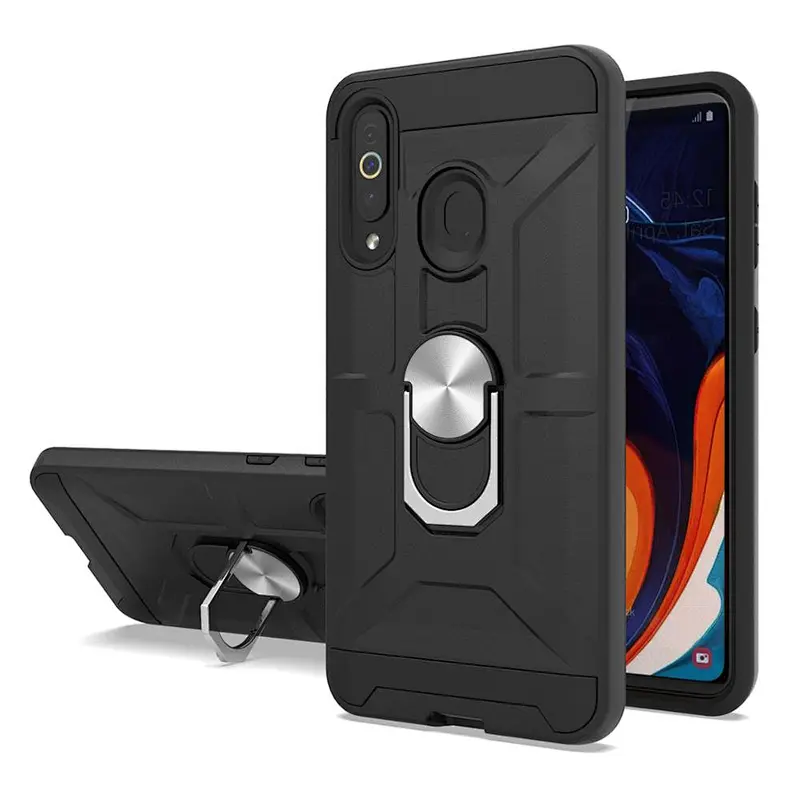 Hot selling Custom Design 2 in 1 kickstand Cell Phone Case For Samsung A60 A11 A21 A10E