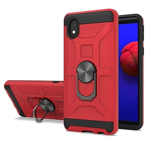 New models accesorios para celulares shockproof back cover with ring kickstand for Samsung A01 Core