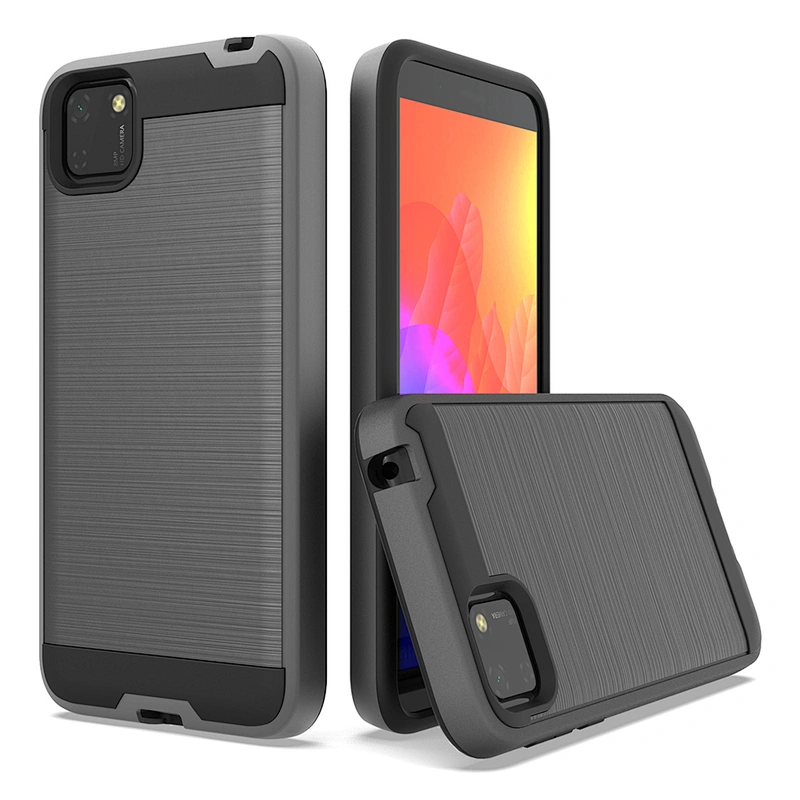 2020 Brushed Metal Surface Customised Logo Phone Cover For Huawei P40 Lite Y6P Y7P Y5P 2020