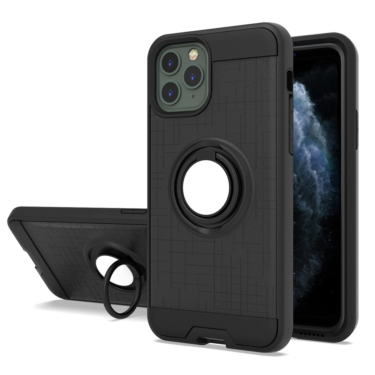 Guangzhou factory with ring holder mobile phone shell case For IPhone 7G plus Xs 11 pro max