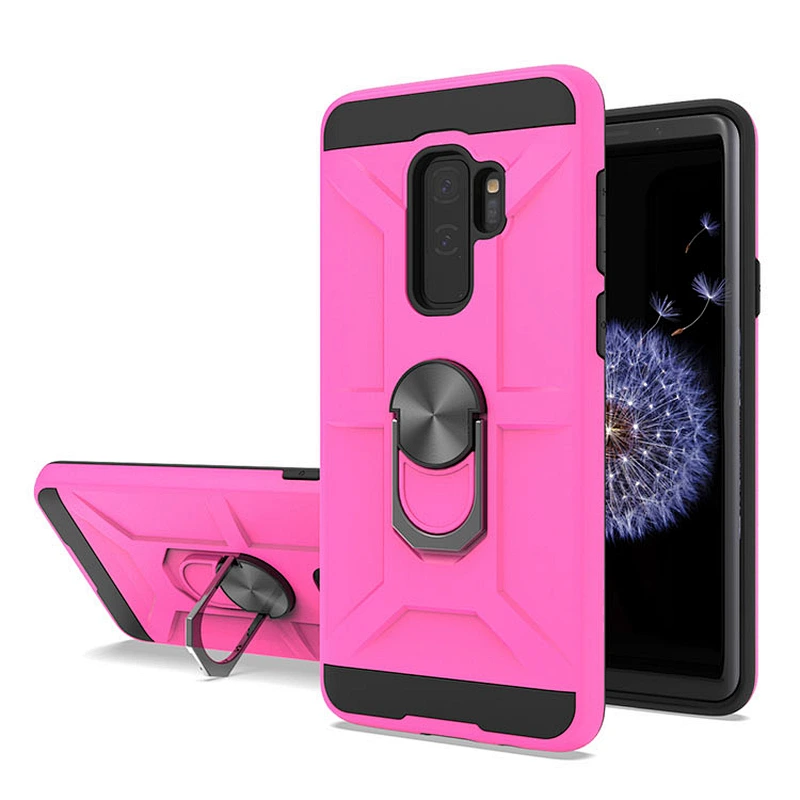 2020 fashion design ring holder kickstand phone back covers para celulares for Samsung S9 S8 S10 S20 Plus case