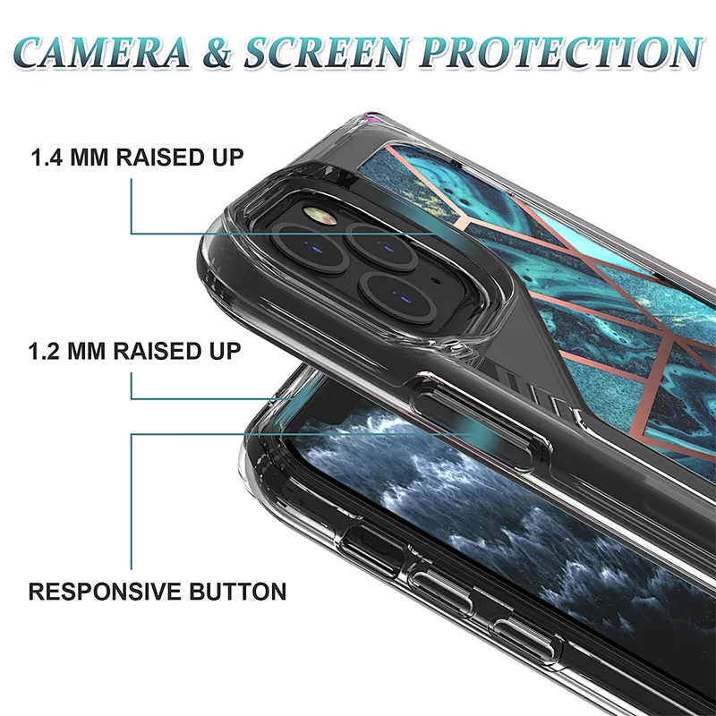 2020 New Design Anti-scratch PC TPU Cell Phone Cases For iPhone 11 PRO MAX XR XS 8G SE2