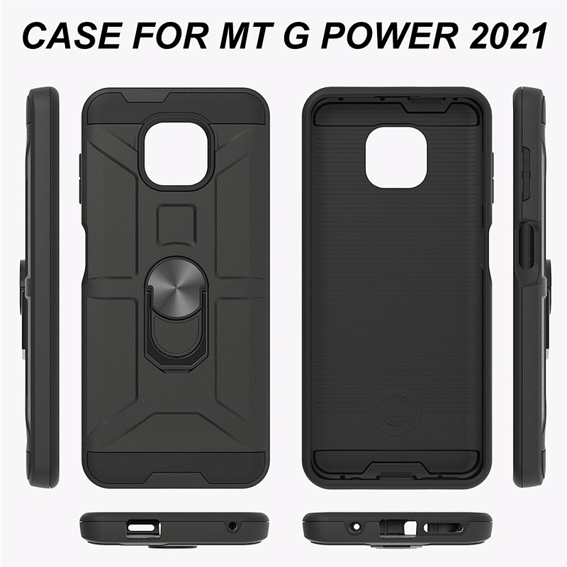 Factory direct supply ring kickstand cover phone cases for Mototola G Stylus Play Power 2021