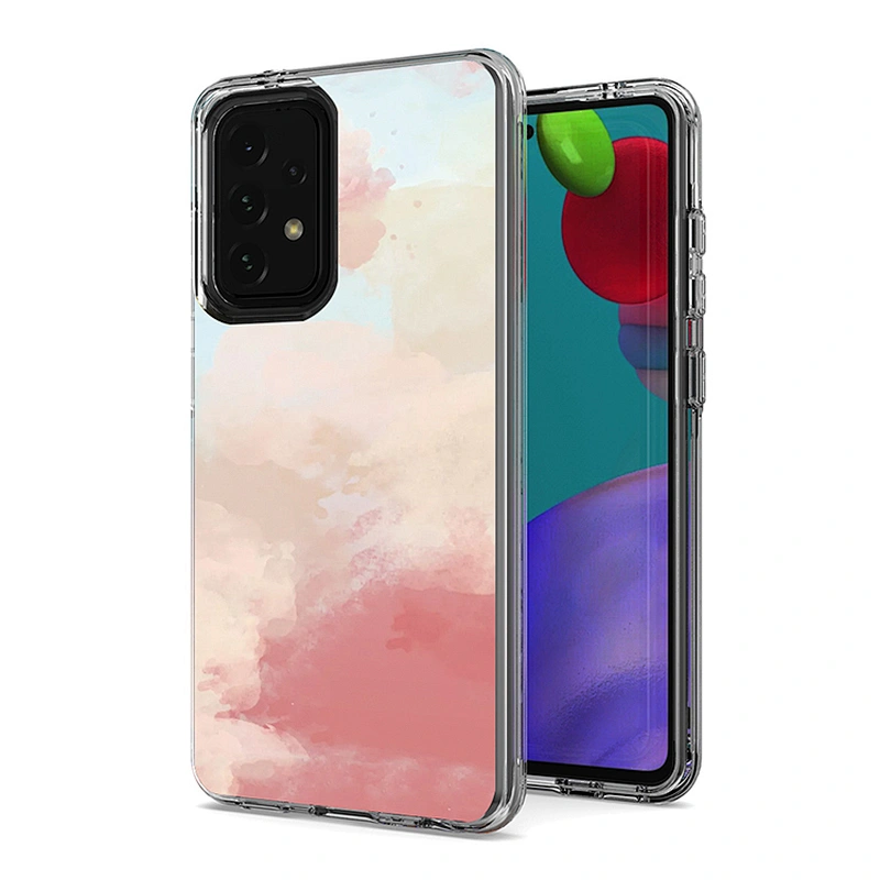 Hot selling custom design pc clear tpu phone case for Samsung A52 A72 A02S A32