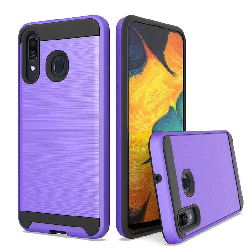 For Samsung A51/A515 A71 brushed case custom logo printed phone case