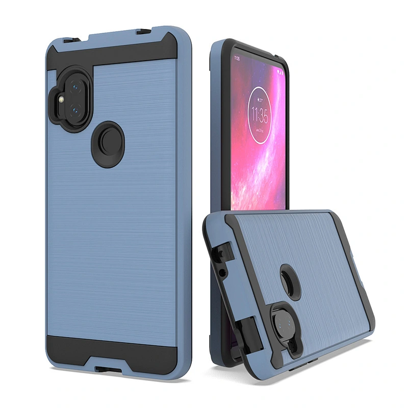 protectores para telefonos wholesale brushed metal case celulares for Motorola One Hyper E6 PLAY G8 PLUS G8  power