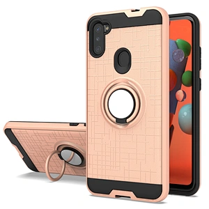 Multi Functional 360 Degree Ring Holder Stander Shockproof Mobile Back Covers For Samsung A11
