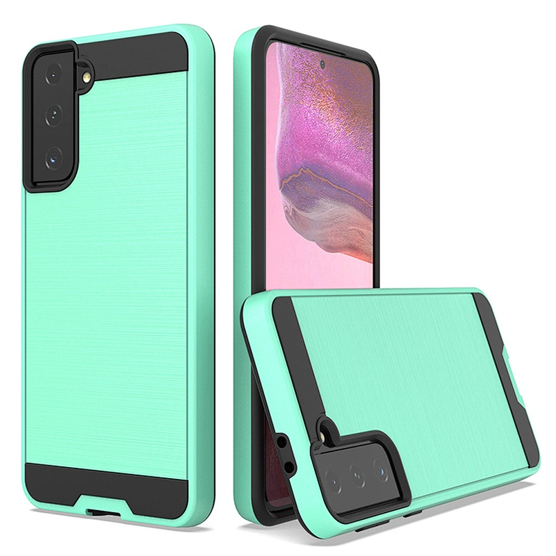 Sitemail Wholesale Custom Logo 2 In 1 Combo Back Cover Phone Case For Samsung A02S S30 Ultra Plus S21